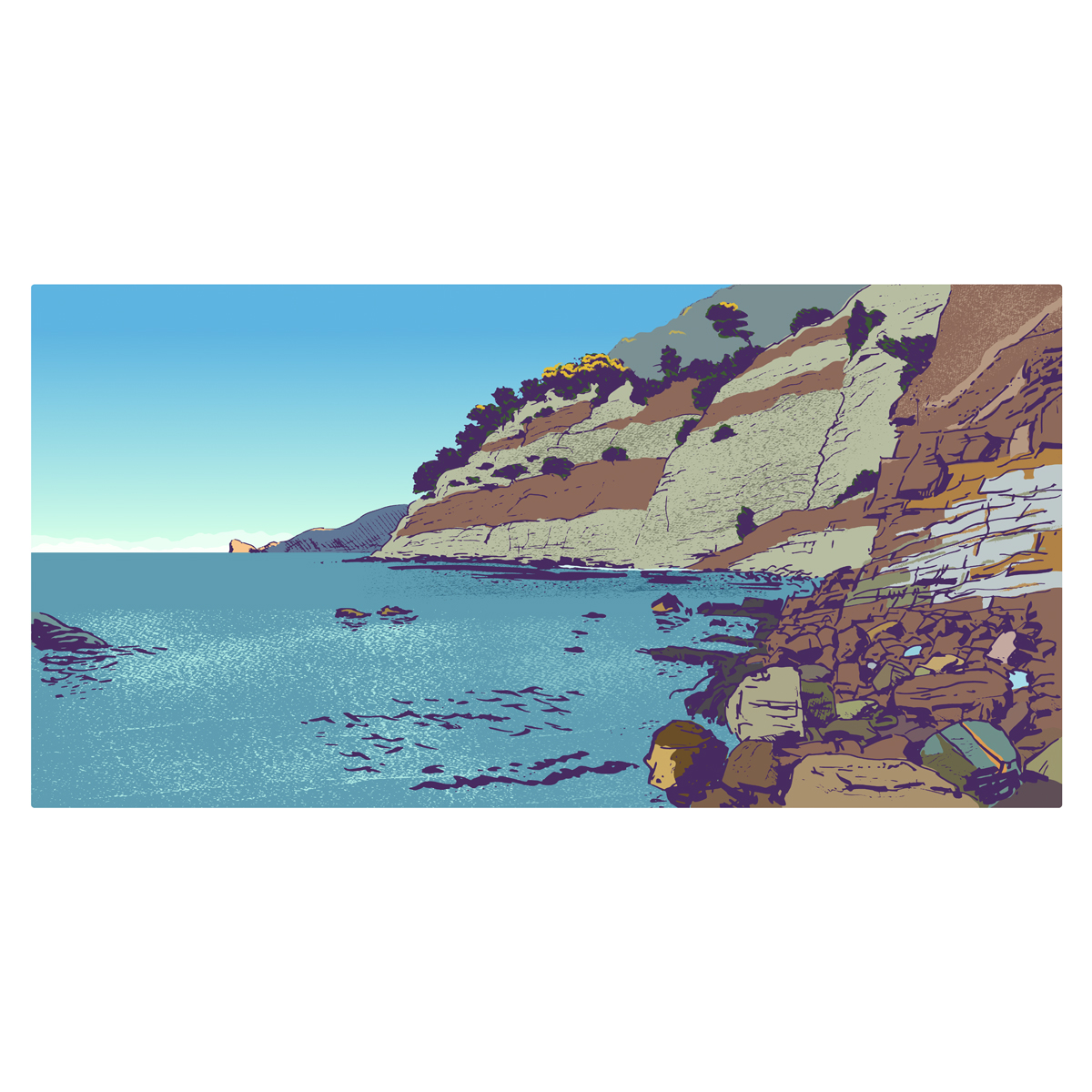 Ilustración Banyalbufar Mallorca