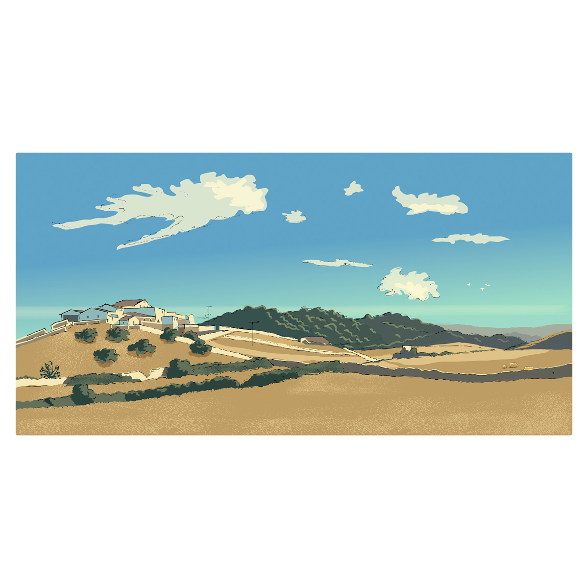 Ilustración predio s'aranjassa menorca