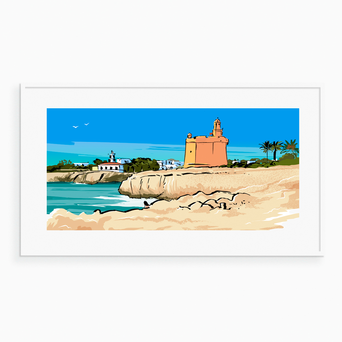 Ilustración Ciutadella Menorca