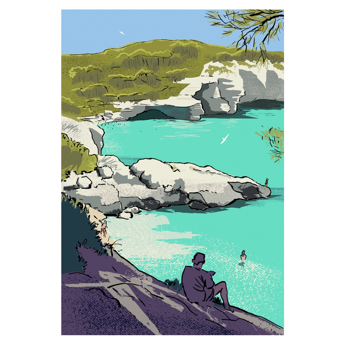 Turquoise en silence