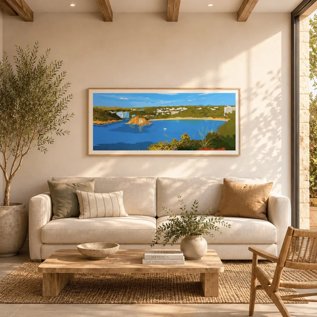 Encargo ilustracion cala galdana