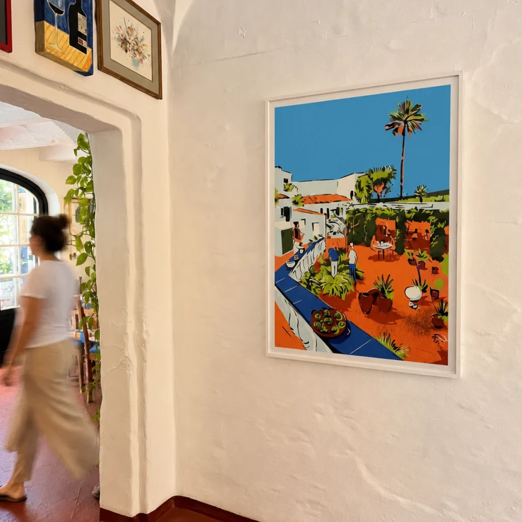 Encargo ilustracion hotel menorca