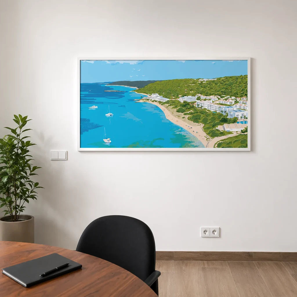 Encargo ilustracion inmobiliaria menorca