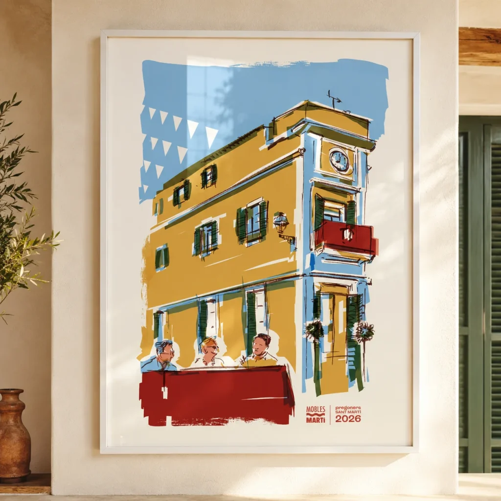 Encargo ilustracion ayuntamiento Es Mercadal